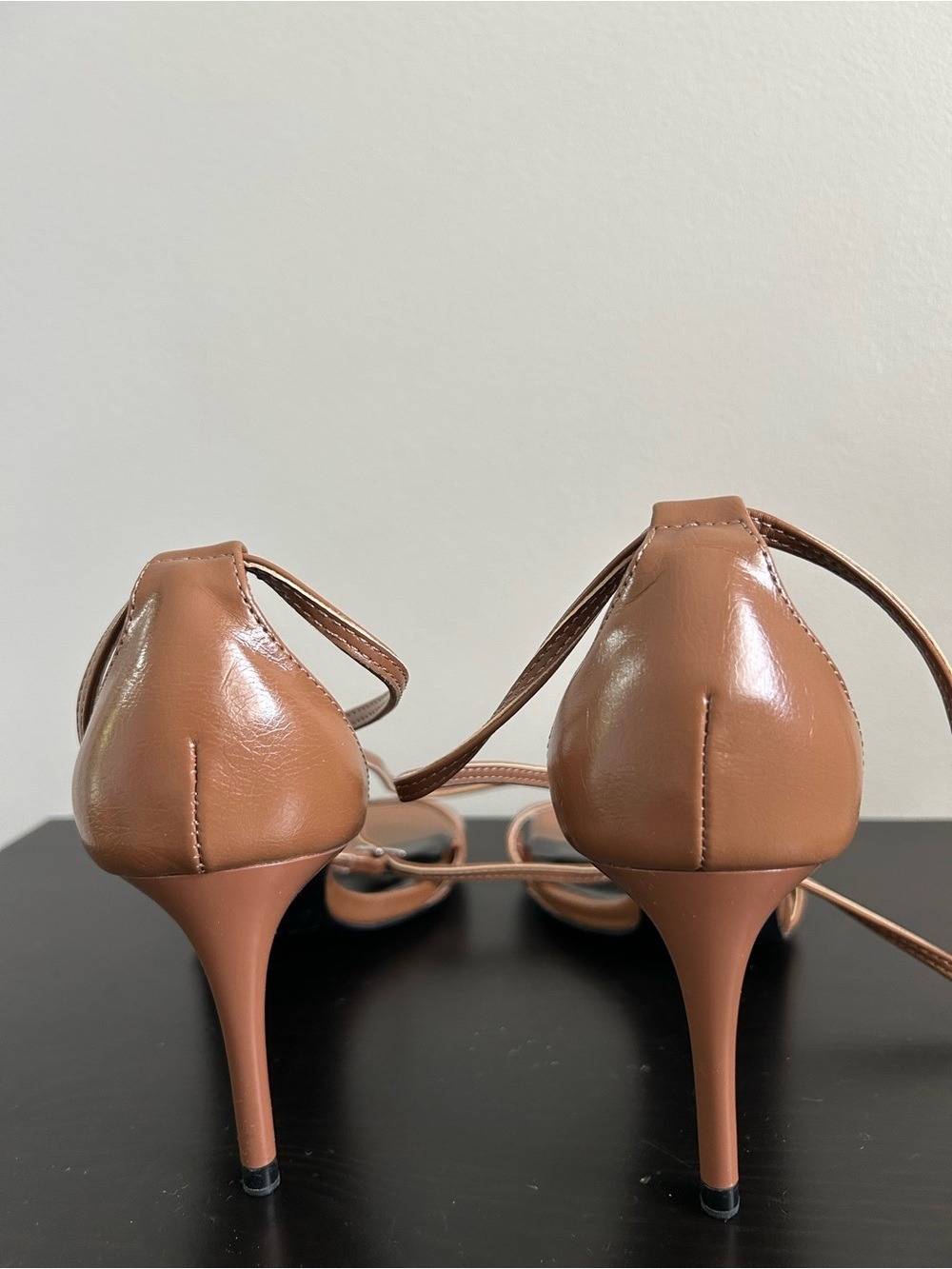 Zara Brown Square-Toe Heel Sandals, Size 39. - Picture 14 of 14